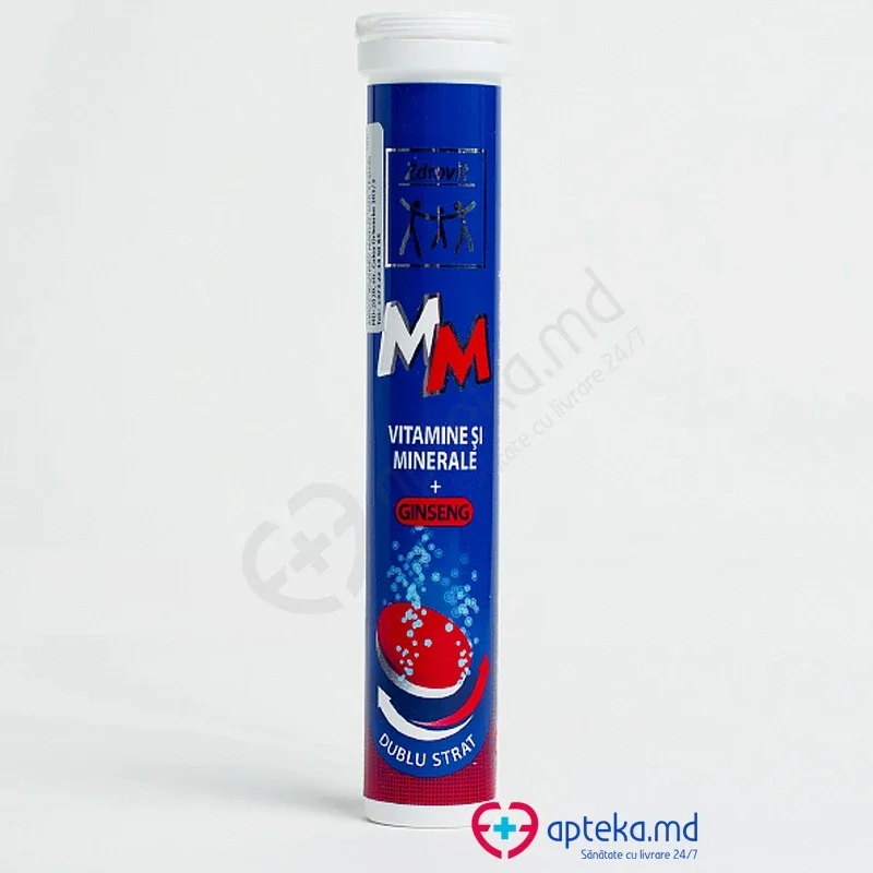 Zdrovit Vitamine+Minerale+Ginseng comp. eferv. N24