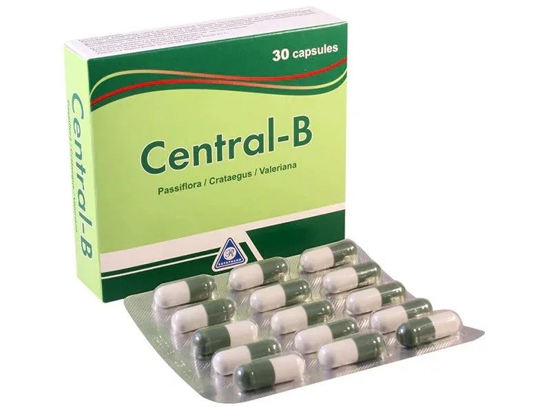 Central-B caps. 100 mg + 25 mg + 25 mg N15x2