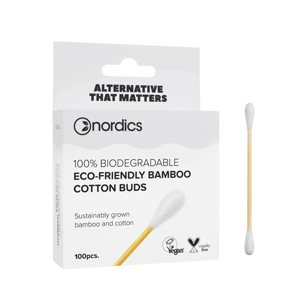 Nordics Bamboo Bețișoare igienice (alb) N100
