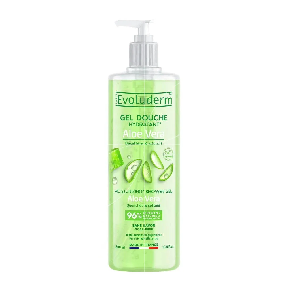 Evoluderm Gel de duș Aloe Vera 500ml
