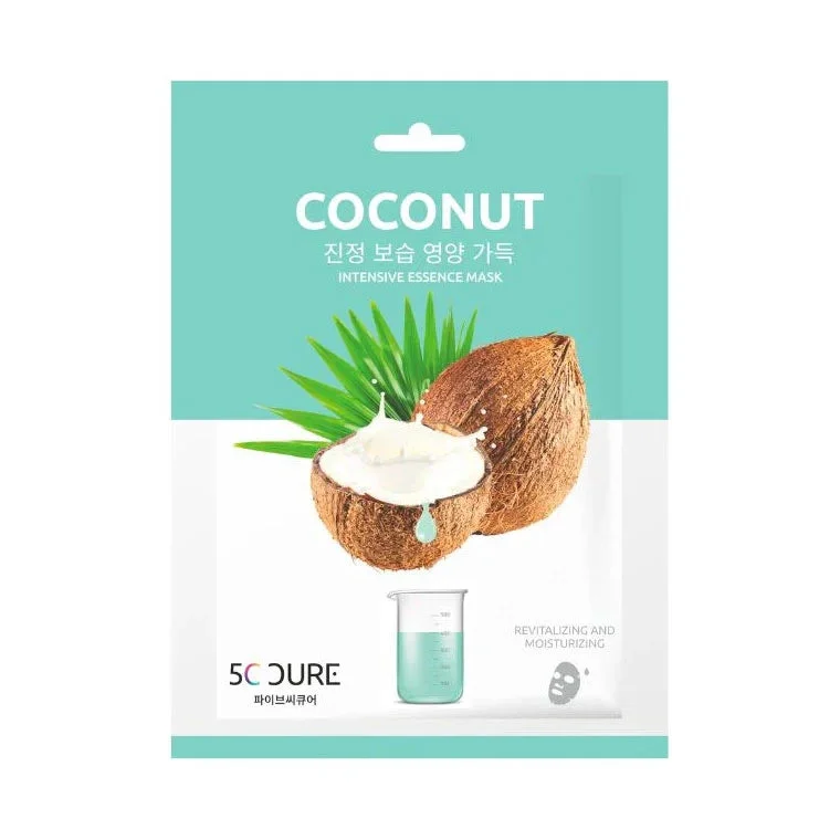 JK 5C CURE Masca pentru față din țesătura cu cocos, 25ml