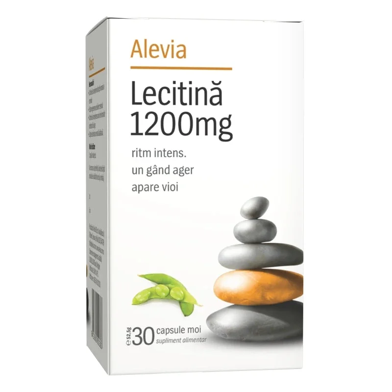 Lecitina 1200mg caps. N30 flacon (Alevia)