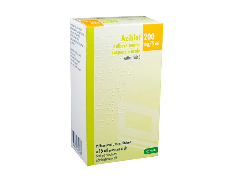 Azibiot pulb./susp. orala 200 mg/5 ml 15 ml N1