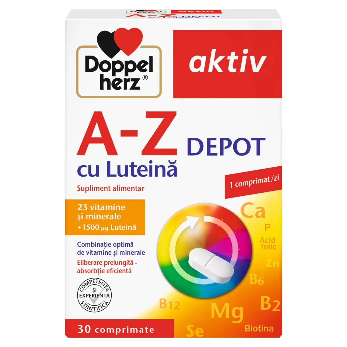 Doppelherz A-Z Depot cu Luteina comp. N60