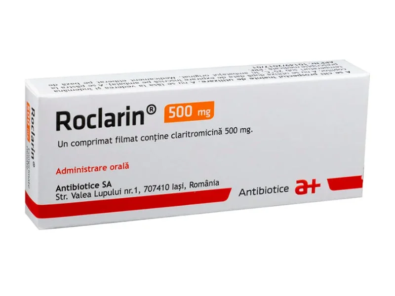 Roclarin 500 mg comp. film. 500 mg N10x2