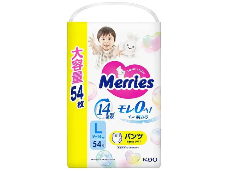 MERRIES Size L №54 9-14kg (SJ) chilotei -scutec