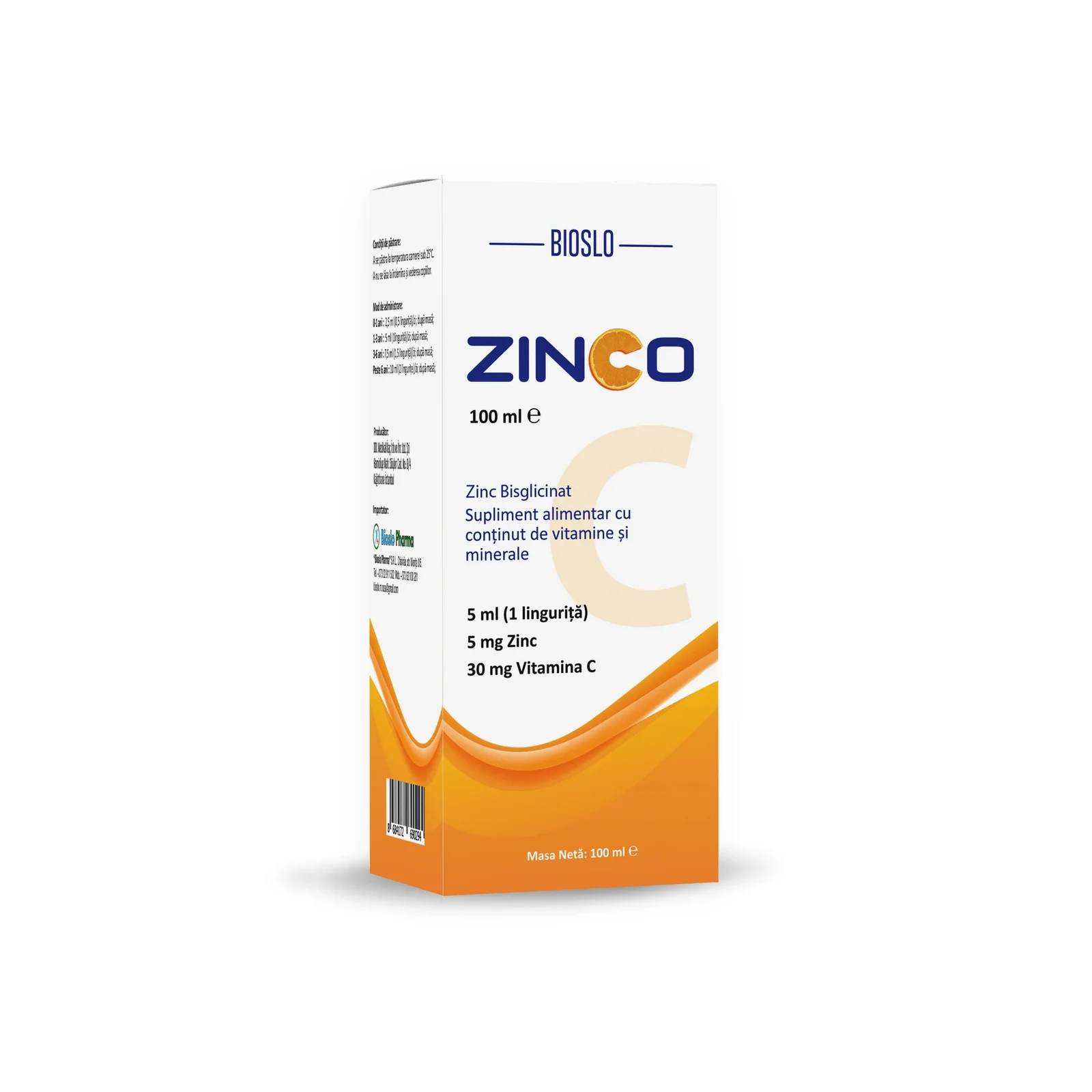 Zinco-C (Zn+ Vit.C) sirop 100ml N1